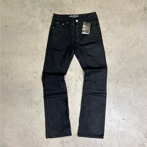 LOSTSHDWS DENIM PANTS WAXED BLACK/BLACK
